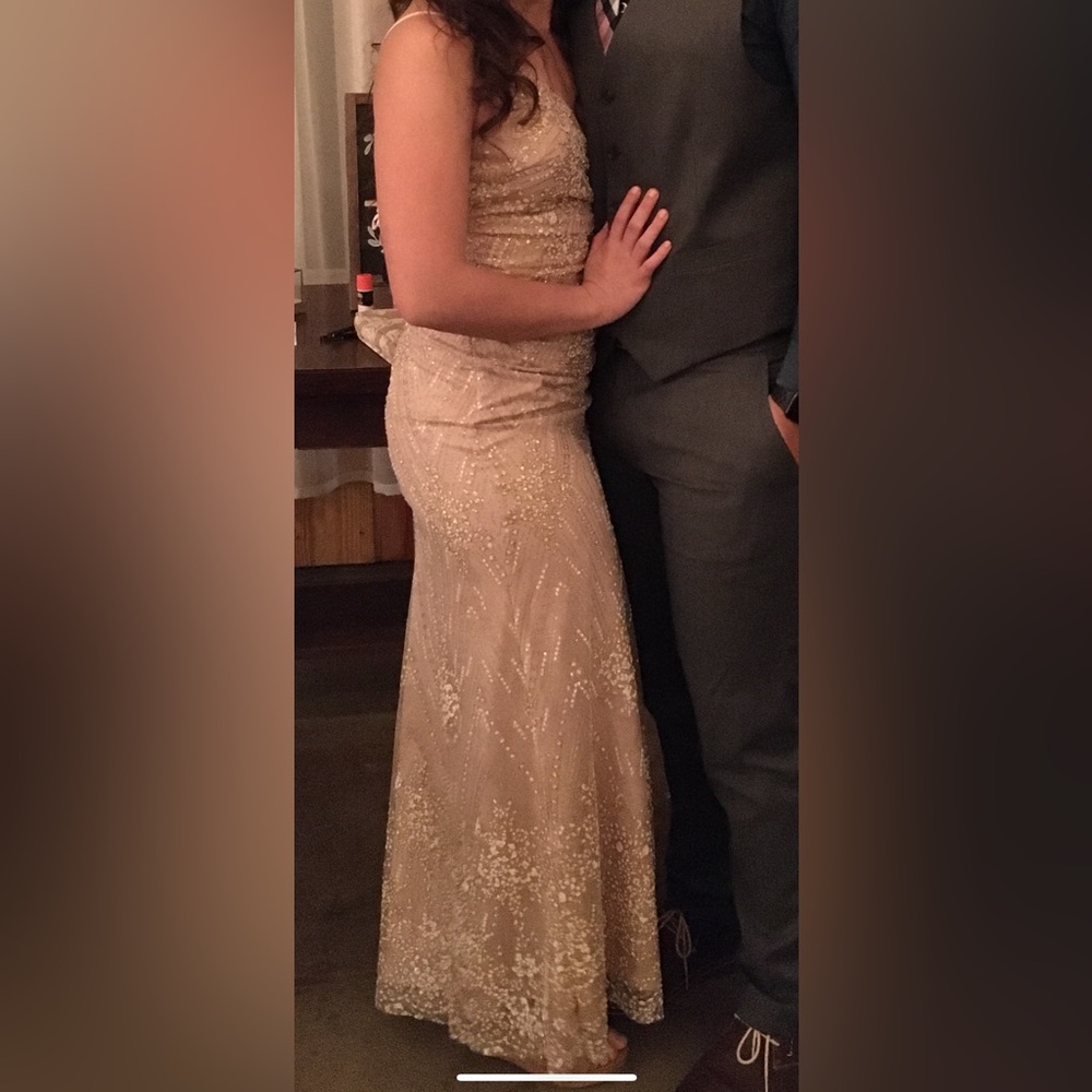 Champagne | sparkly dress | Showpo
